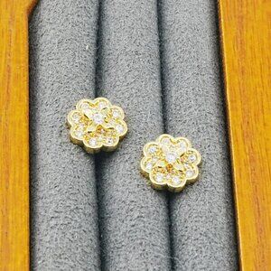 Kate Spade Metal Four-Leaf Clover Stud Earrings
